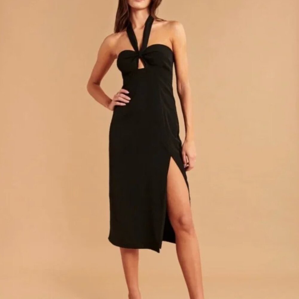 Abercrombie and Fitch Midi Dress with Strapless or Halter Neckline- XXS